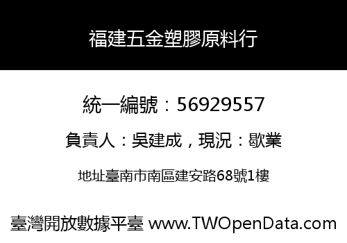 福建五金塑膠原料行