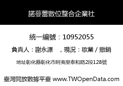諾蔓蕾數位整合企業社