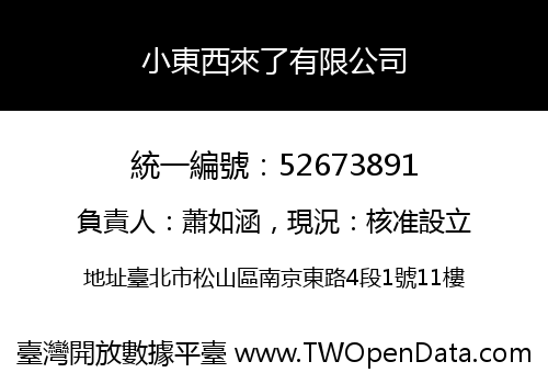 小東西來了有限公司