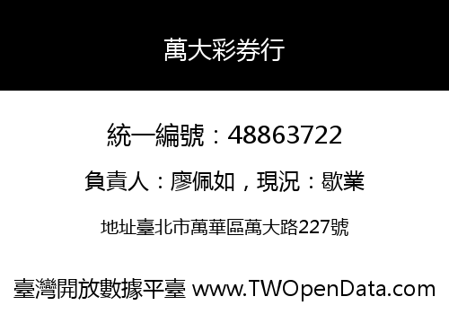 萬大彩券行
