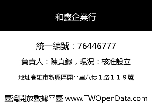 和鑫企業行