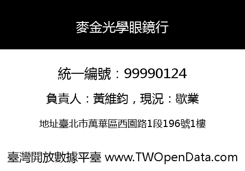 麥金光學眼鏡行