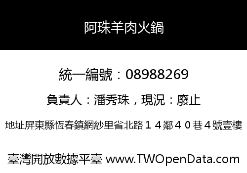 阿珠羊肉火鍋