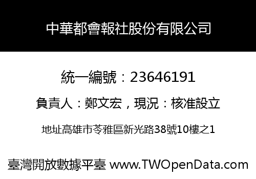 中華都會報社股份有限公司