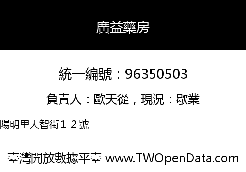 廣益藥房