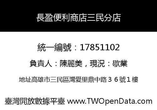 長盈便利商店三民分店