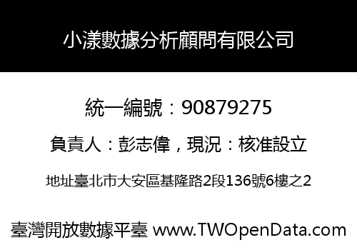 小漾數據分析顧問有限公司