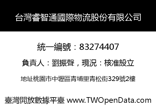 台灣睿智通國際物流股份有限公司