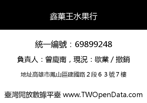 鑫菓王水果行