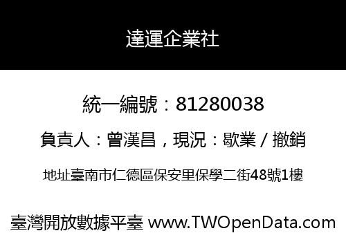 達運企業社