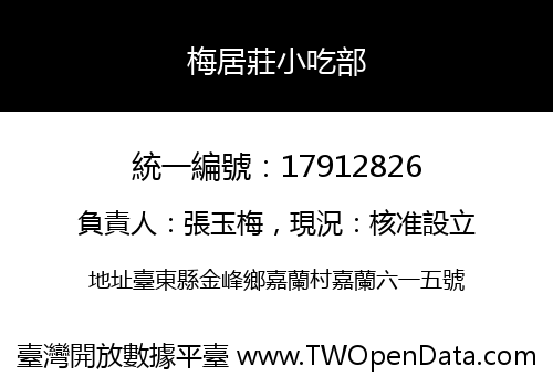 梅居莊小吃部