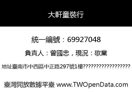 大軒童裝行