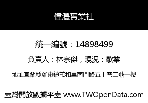 偉澧實業社
