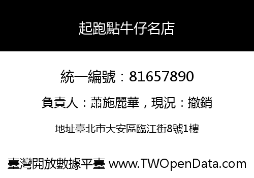 起跑點牛仔名店