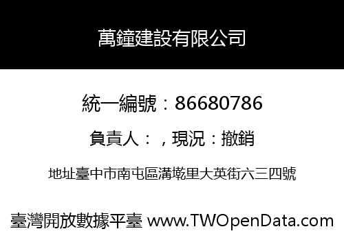 萬鐘建設有限公司