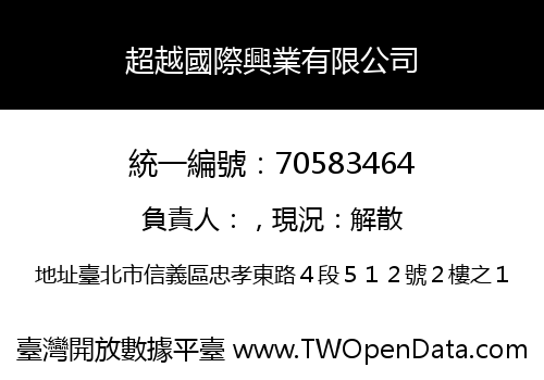 超越國際興業有限公司