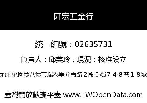 阡宏五金行