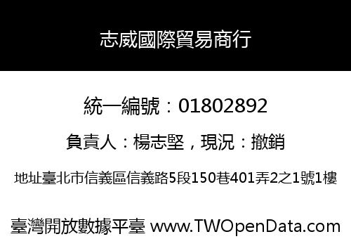 志威國際貿易商行