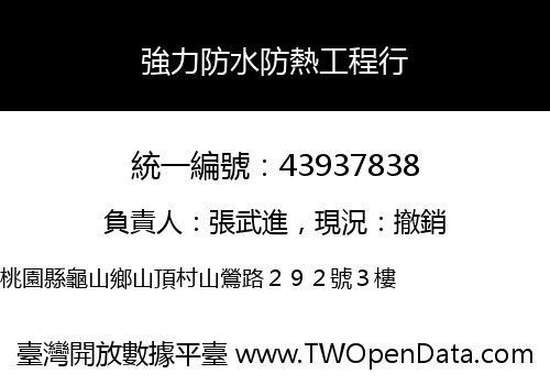 強力防水防熱工程行