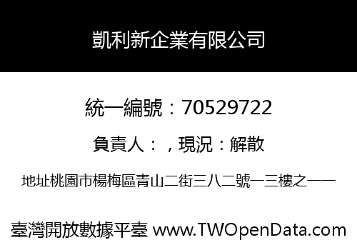 凱利新企業有限公司