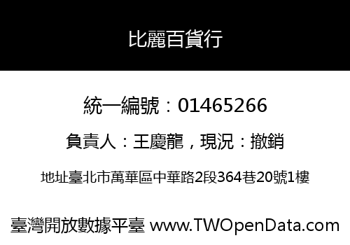 比麗百貨行