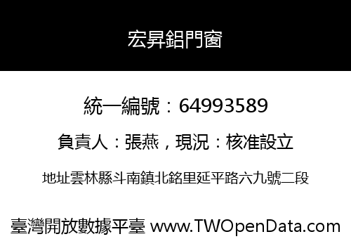宏昇鋁門窗