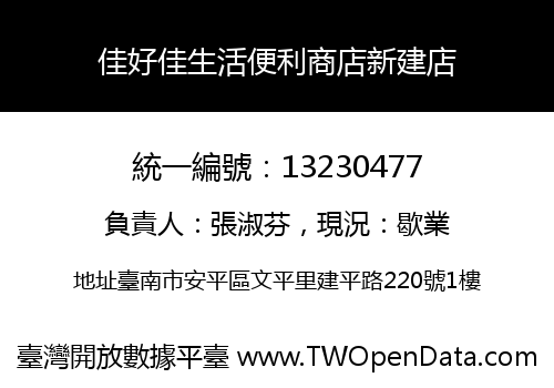 佳好佳生活便利商店新建店