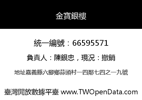 金寶銀樓