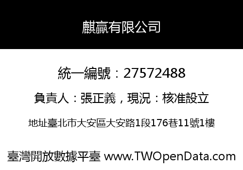 麒贏有限公司
