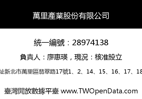 萬里產業股份有限公司