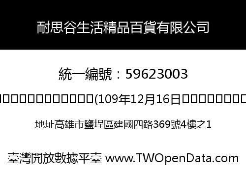 耐思谷生活精品百貨有限公司
