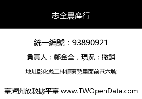 志全農產行