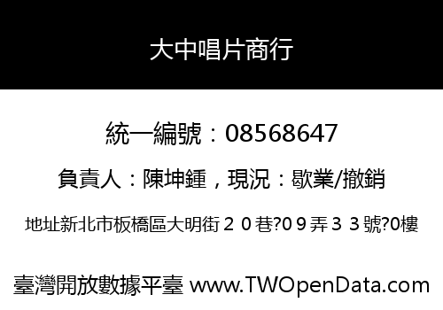 大中唱片商行