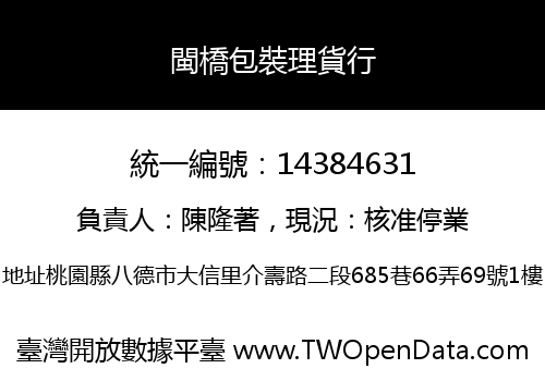閩橋包裝理貨行