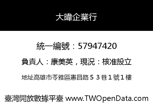 大暐企業行