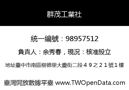 群茂工業社