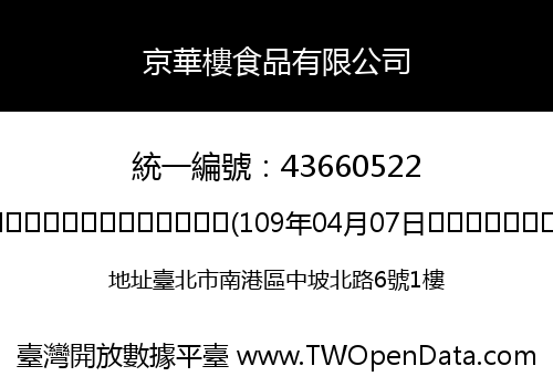 京華樓食品有限公司