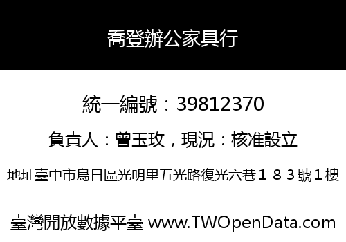 喬登辦公家具行