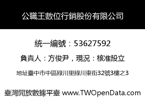 公職王數位行銷股份有限公司