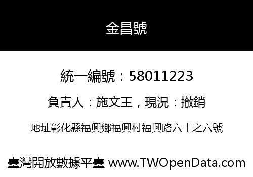 金昌號