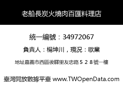 老船長炭火燒肉百匯料理店