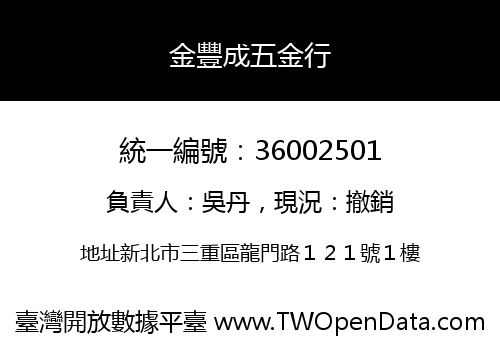 金豐成五金行