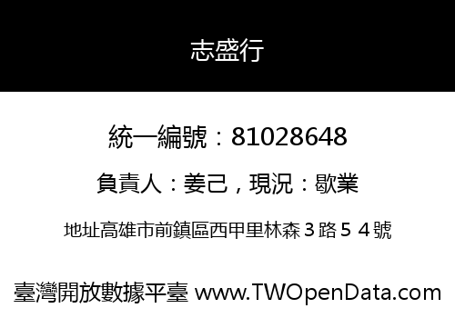 志盛行