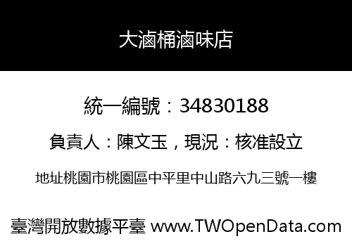 大滷桶滷味店