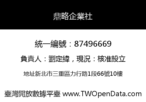 鼎略企業社