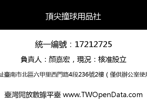 頂尖撞球用品社