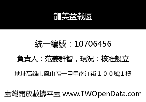 龍美盆栽園
