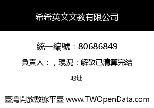 希希英文文教有限公司