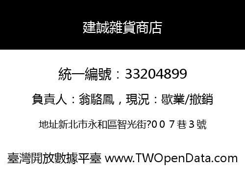 建誠雜貨商店