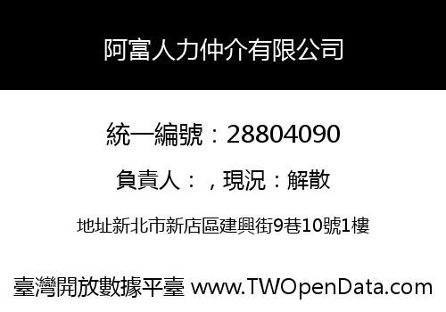 阿富人力仲介有限公司